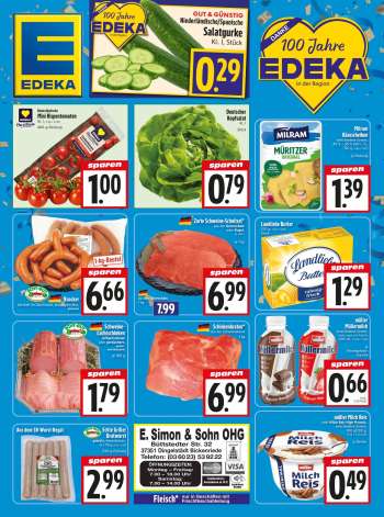 Prospekte Edeka - 22.06.2026 - 27.06.2026.