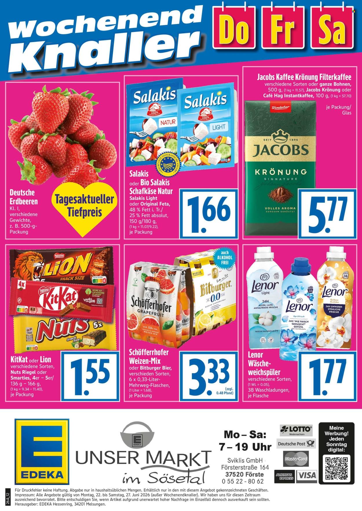 Edeka Prospekte  - 22.06.2026 - 27.06.2026. Seite 12
