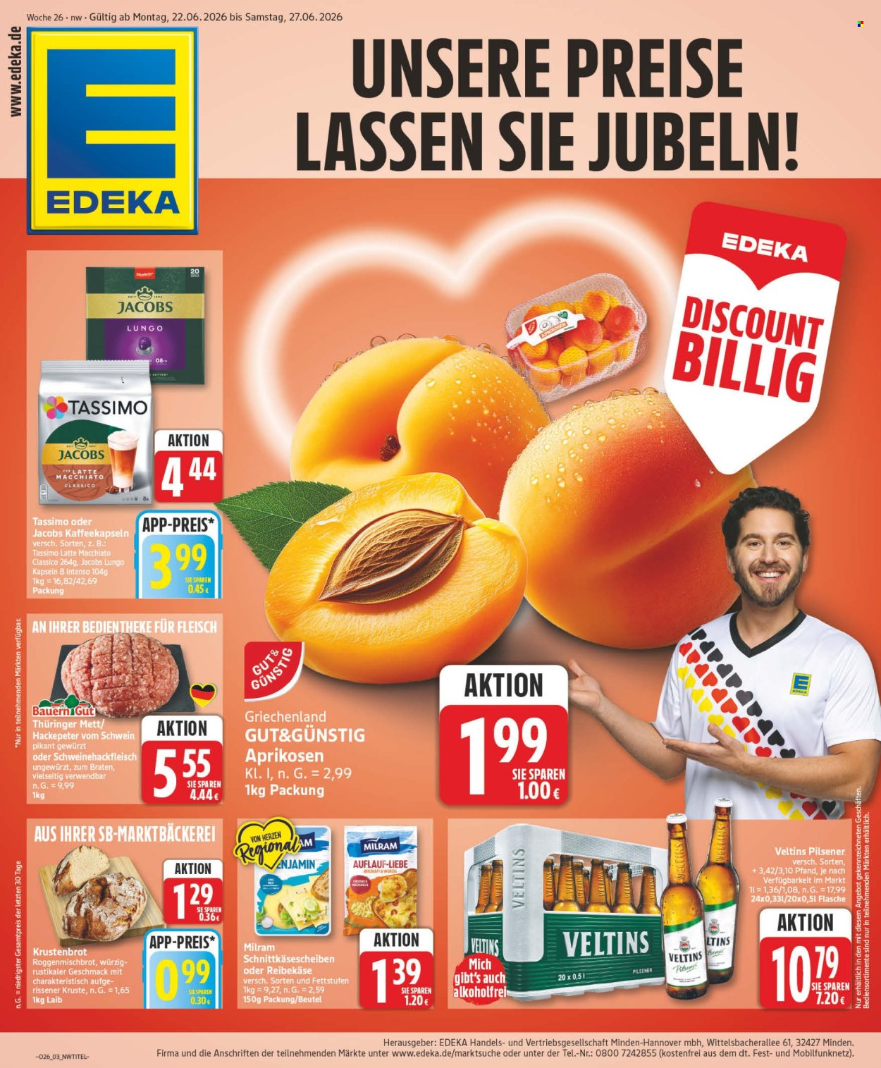 Edeka Prospekte  - 22.06.2026 - 27.06.2026. Seite 3