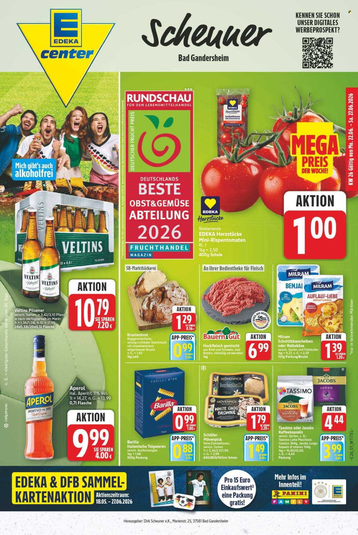 E center Prospekte  - 22.06.2026 - 27.06.2026. Seite 1