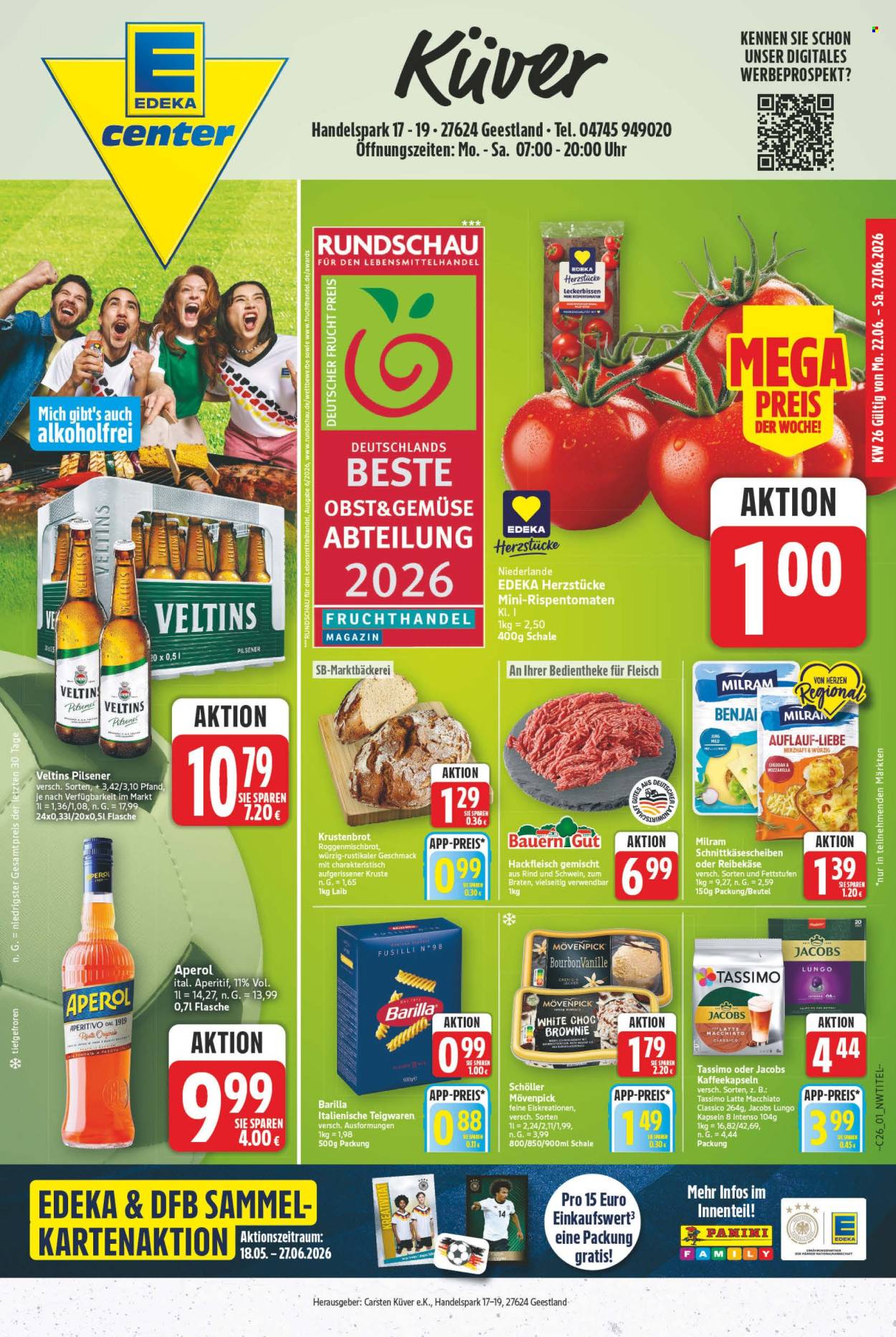 E center Prospekte  - 22.06.2026 - 27.06.2026. Seite 1