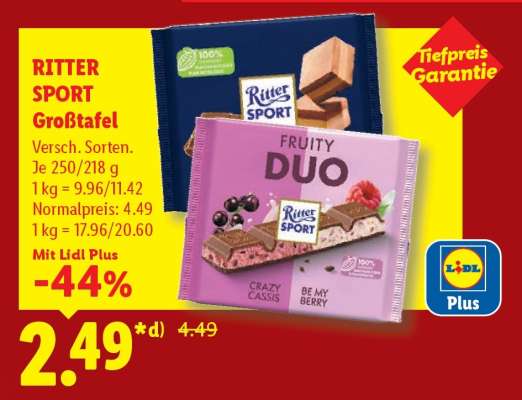 Ritter Sport Großtafel