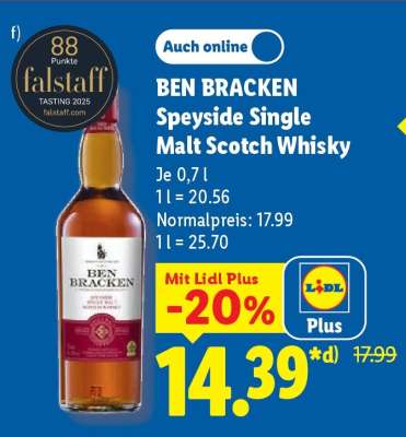 Ben Bracken Speyside Single Malt Scotch Whisky