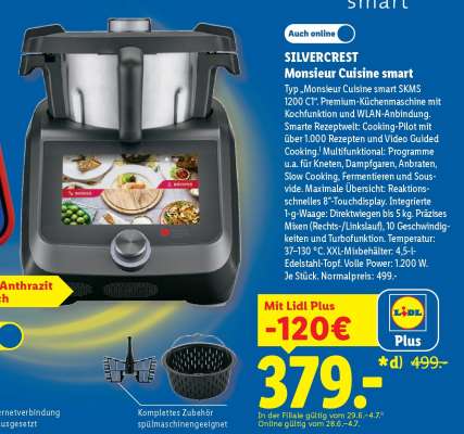 SILVERCREST Monsieur Cuisine smart