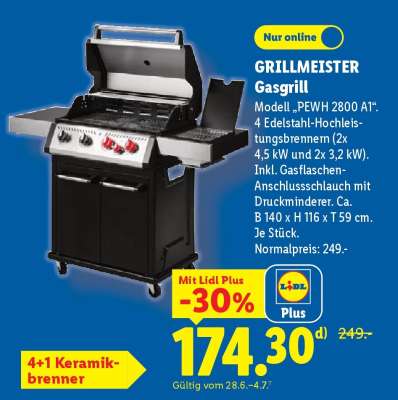 GRILLMEISTER Gasgrill