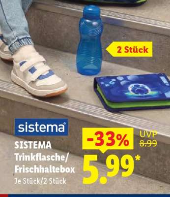 SISTEMA Trinkflasche/Frischhaltebox