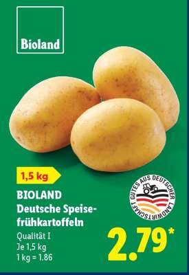 Bioland Deutsche Speisefrühkartoffeln