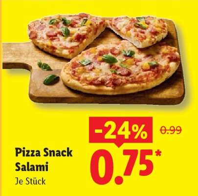 Pizza Snack Salami
