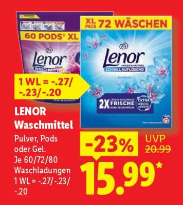 Lenor Waschmittel*