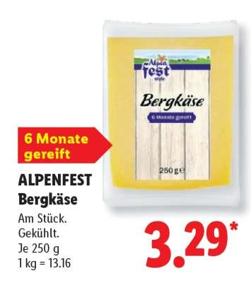 Alpenfest Bergkäse