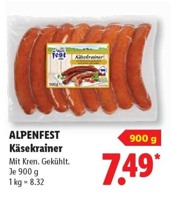ALPENFEST Käsekrainer
