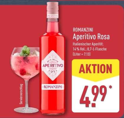 ROMANZINI Aperitivo Rosa