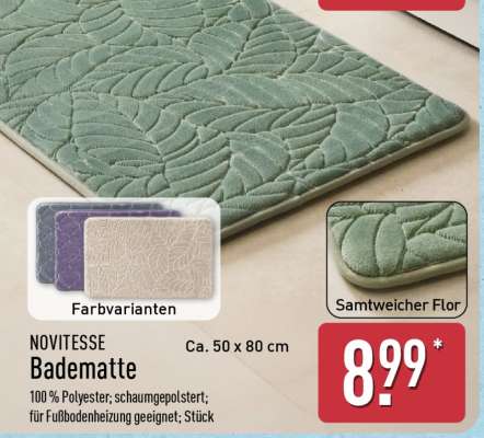 NOVITESSE Badematte