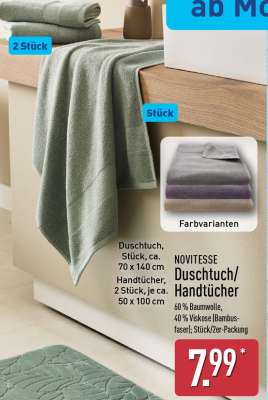 NOVITESSE Duschtuch/Handtücher