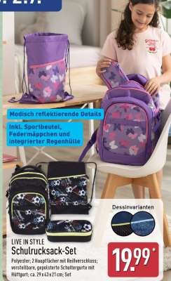 Schulrucksack-Set