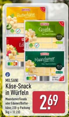MILSANI Käse-Snack in Würfeln