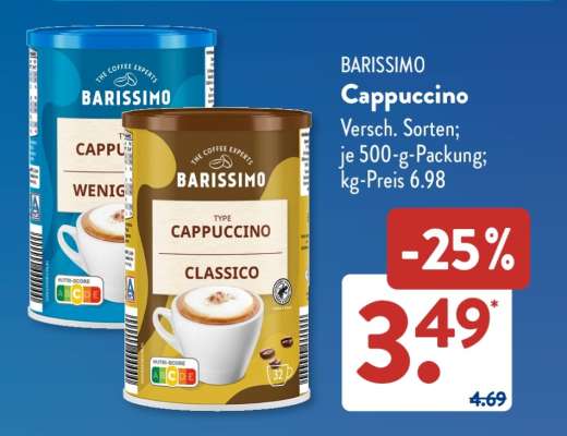 BARISSIMO Cappuccino