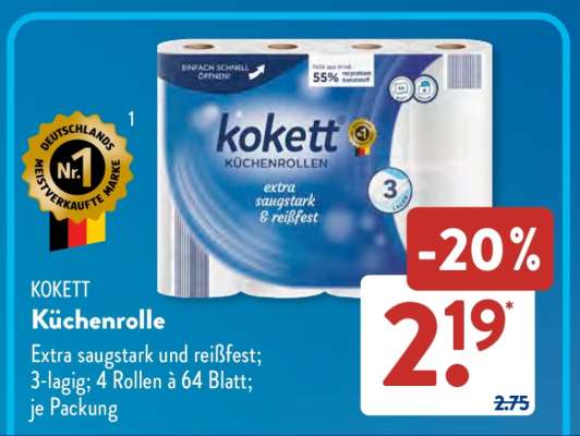 KOKETT Küchenrolle