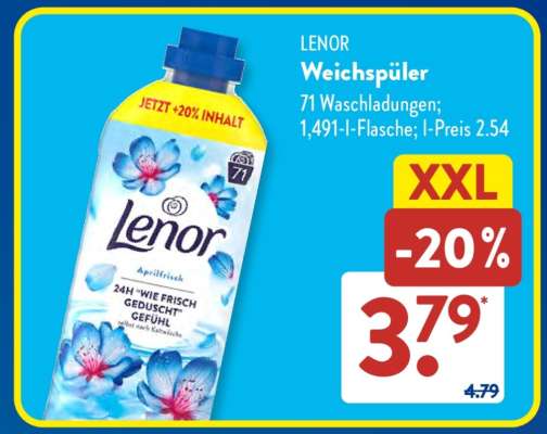 Lenor Weichspüler