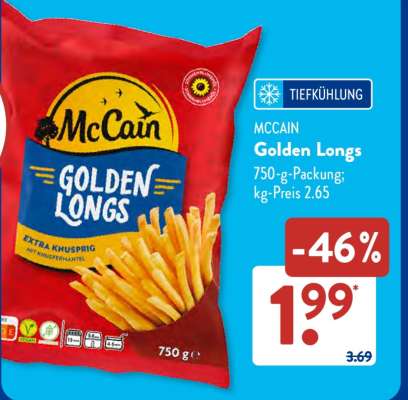 McCain Golden Longs