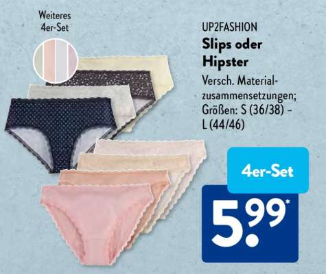 UP2FASHION Slips oder Hipster