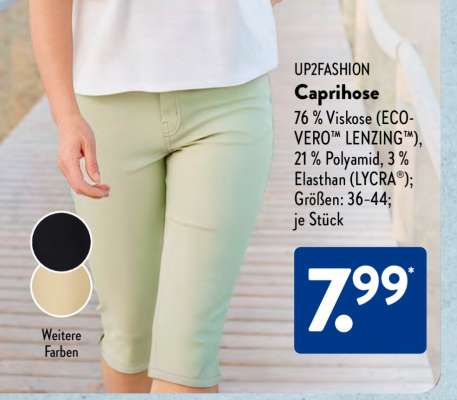 UP2FASHION Caprihose