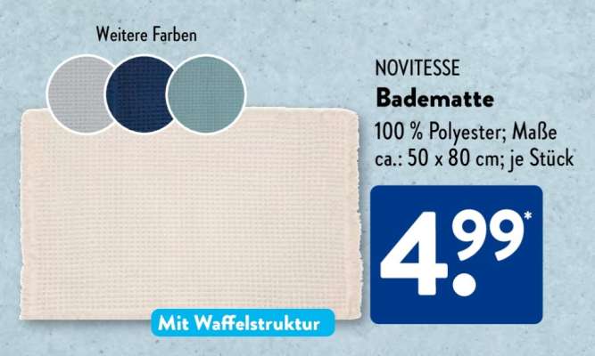 NOVITESSE Badematte