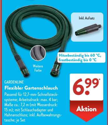 GARDENLINE Flexibler Gartenschlauch