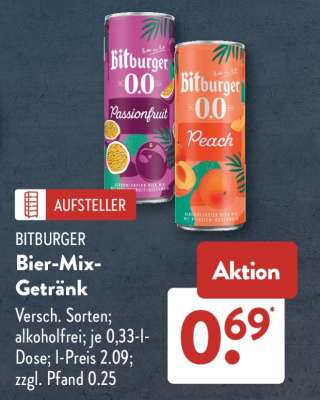 Bitburger Bier-Mix-Getränk