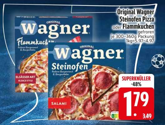ORIGINAL WAGNER Steinofen-Pizza oder -Flammkuchen