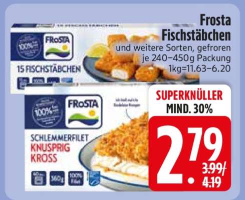 Frosta Fischstäbchen