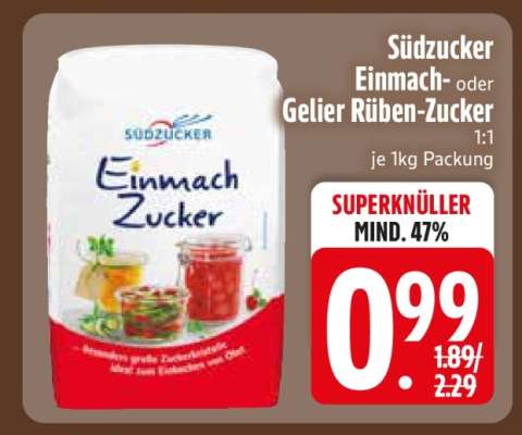 Südzucker Einmach- oder Gelier Rüben-Zucker