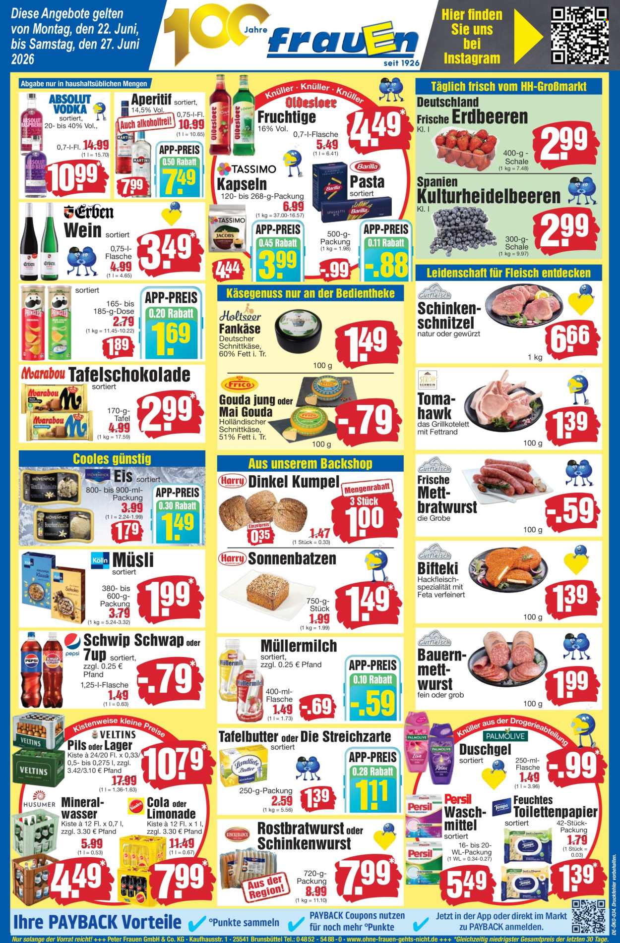 Edeka Prospekte  - 22.06.2026 - 27.06.2026. Seite 1