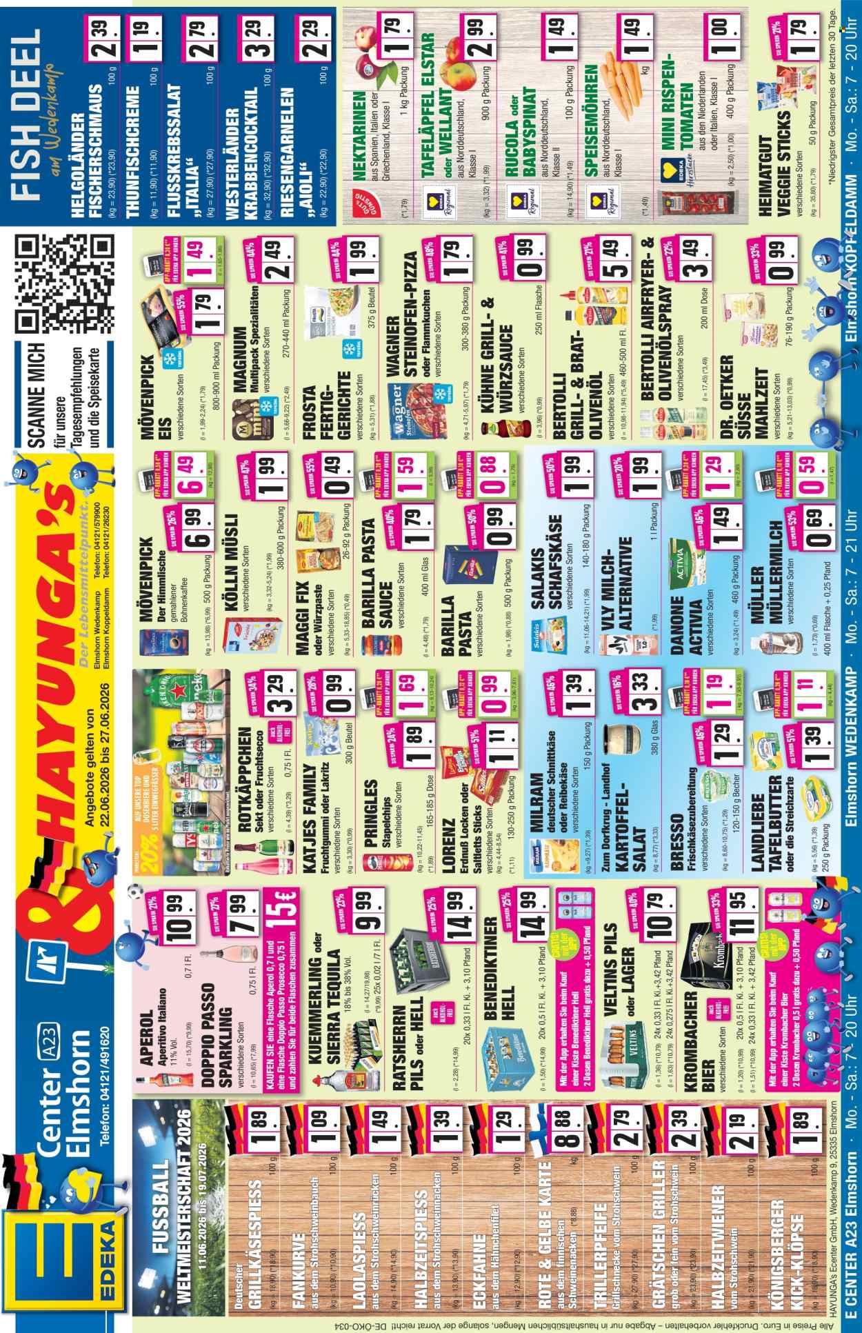 Edeka Prospekte  - 22.06.2026 - 27.06.2026. Seite 1