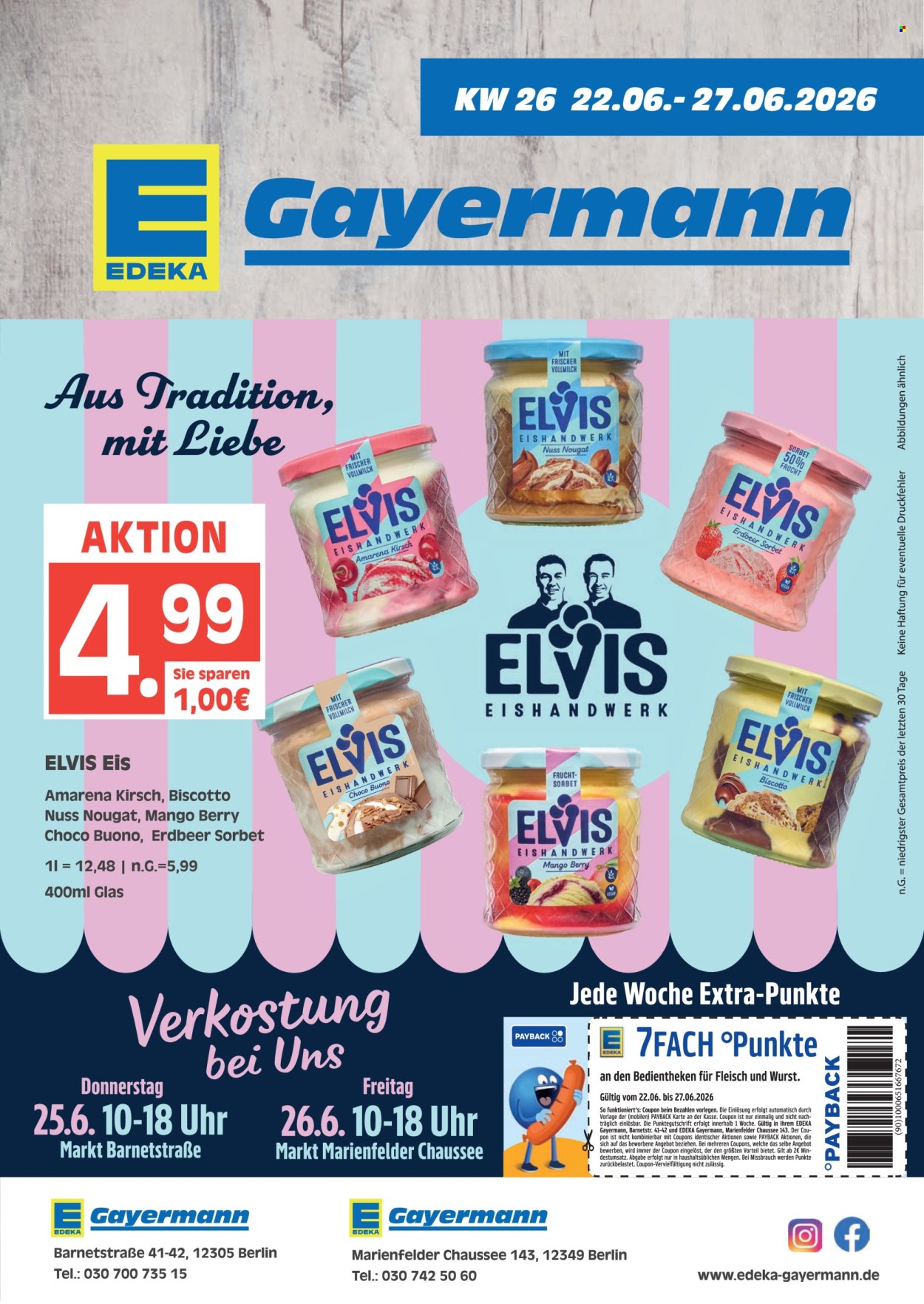 Edeka Prospekte  - 22.06.2026 - 27.06.2026. Seite 1
