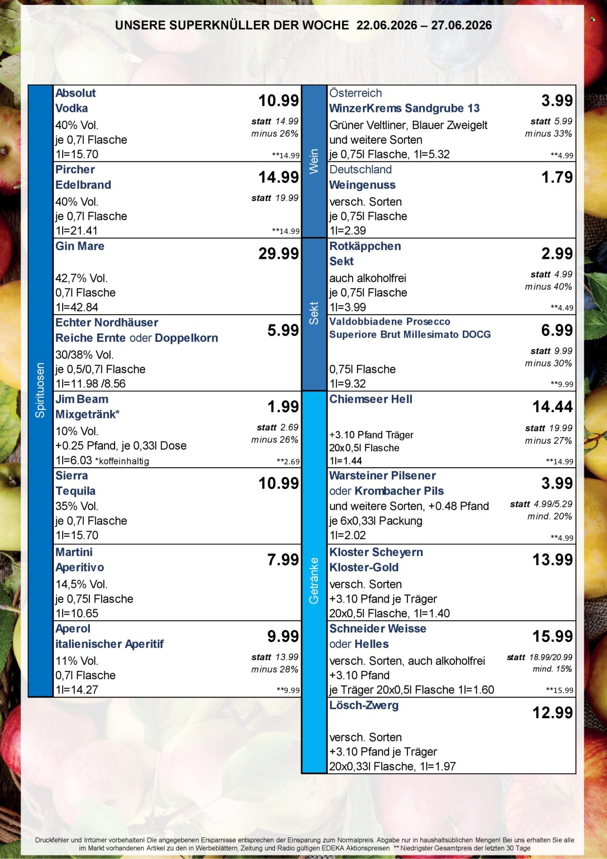 Edeka Prospekte  - 22.06.2026 - 27.06.2026. Seite 4