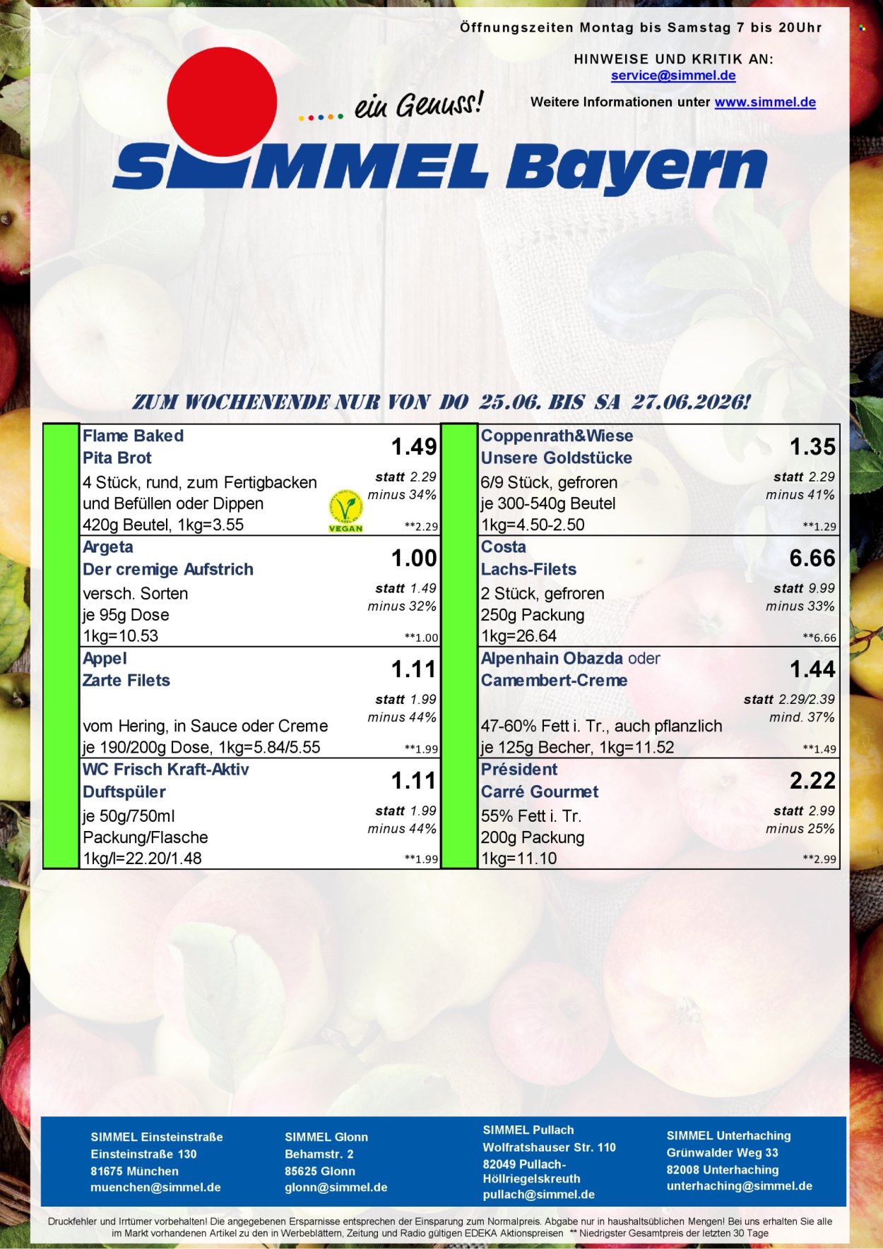 Edeka Prospekte  - 22.06.2026 - 27.06.2026. Seite 10