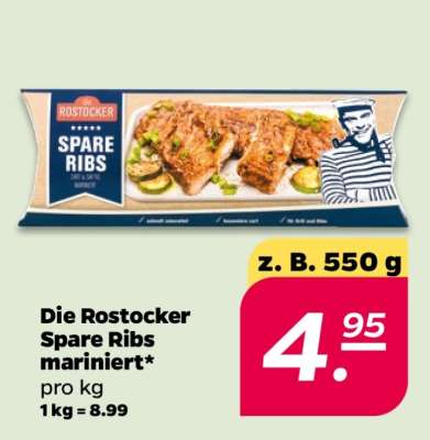 Die Rostocker Spare Ribs mariniert*