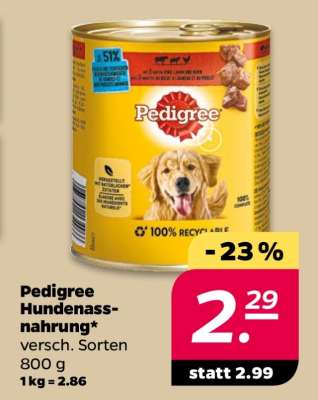 Pedigree Hundenassnahrung*