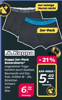 Kappa 2er-Pack Boxershorts