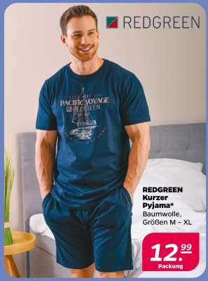 REDGREEN Kurzer Pyjama