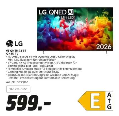 LG 65 QNED 72 B6