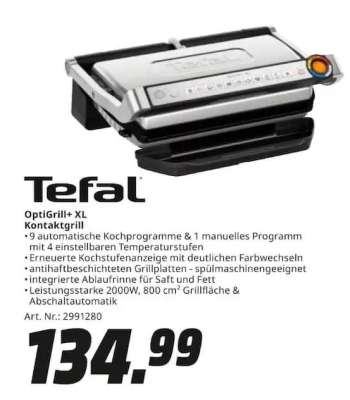 Tefal OptiGrill+ XL Kontaktgrill
