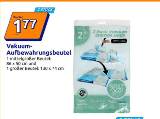 Vakuum-Aufbewahrungsbeutel