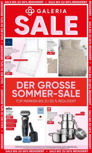 Prospekte GALERIA Karstadt Kaufhof - 24.06.2026 - 7.07.2026.