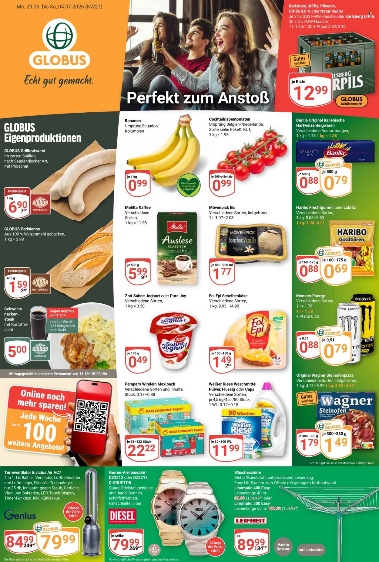 Globus Prospekte  - 29.06.2026 - 4.07.2026. Seite 1