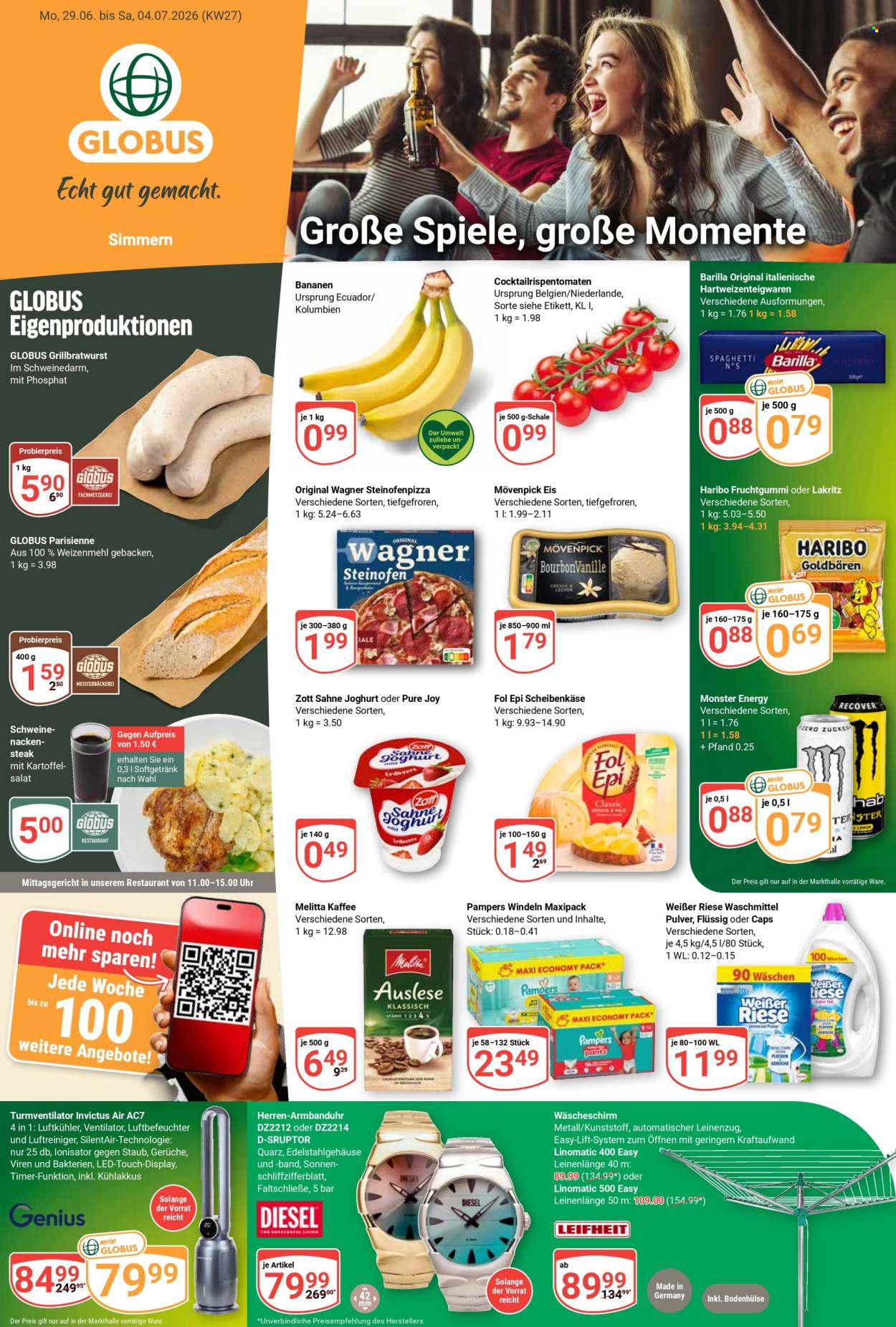 Globus Prospekte  - 29.06.2026 - 4.07.2026. Seite 1