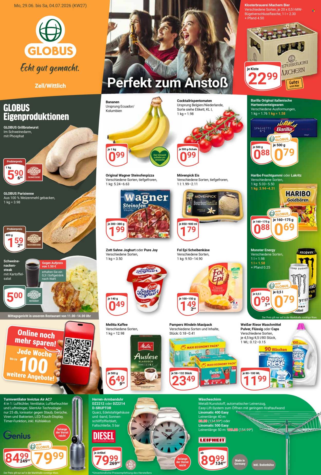 Globus Prospekte  - 29.06.2026 - 4.07.2026. Seite 1