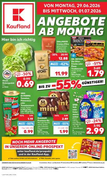 Prospekte Kaufland - 29.06.2026 - 1.07.2026.