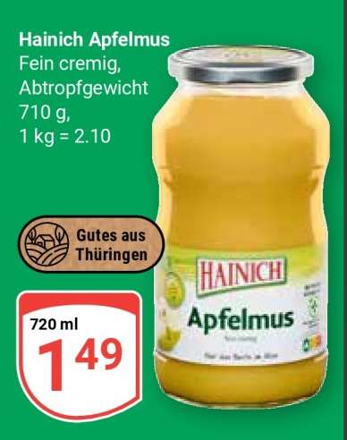 Hainich Apfelmus